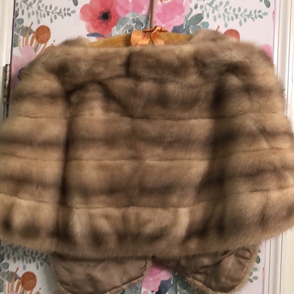 Vintage Real Mink Fur Stole - Picture 6 of 7